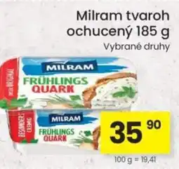Kubík potraviny Milram tvaroh ochucený nabídka