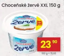 Kubík potraviny Choceňské žervé XXL nabídka