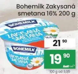 Kubík potraviny Bohemilk Zakysaná smetana 16% nabídka