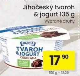 Kubík potraviny Jihočeský tvaroh & jogurt nabídka
