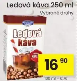 Kubík potraviny Ledová káva nabídka