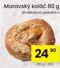 Kubík potraviny Moravský koláč nabídka