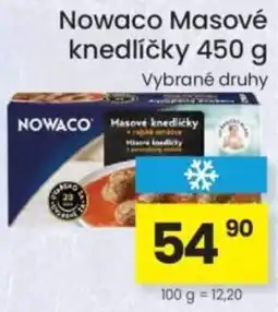 Kubík potraviny Nowaco Masové knedlíčky nabídka