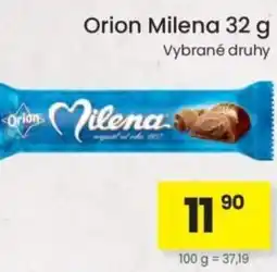 Kubík potraviny Orion Milena nabídka