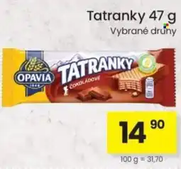 Kubík potraviny Tatranky nabídka