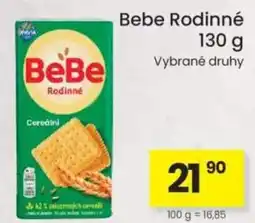 Kubík potraviny Bebe Rodinné nabídka