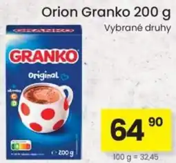 Kubík potraviny Orion Granko nabídka