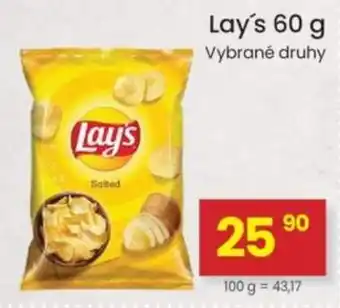 Kubík potraviny Lay's nabídka