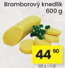 Kubík potraviny Bramborový knedlík nabídka