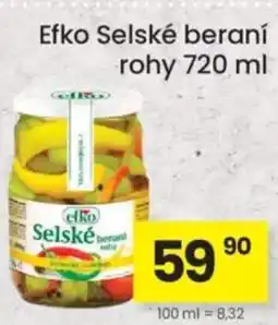 Kubík potraviny Efko Selské beraní rohy nabídka