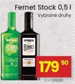 Kubík potraviny Fernet Stock nabídka