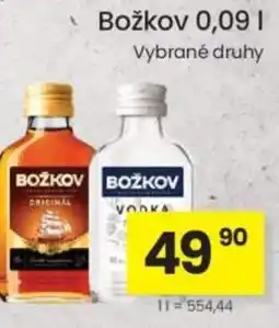 Kubík potraviny Božkov nabídka