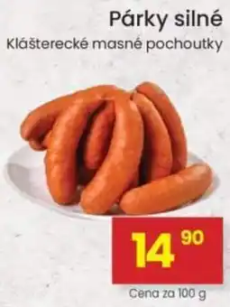 Kubík potraviny Párky silné nabídka