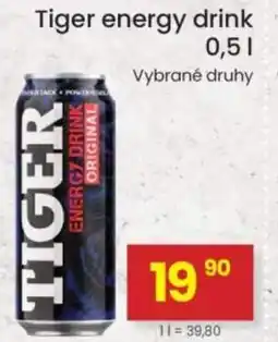 Kubík potraviny Tiger energy drink nabídka
