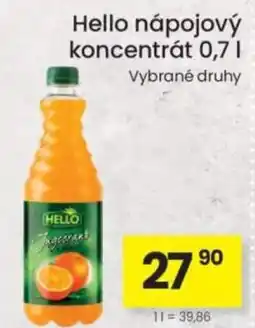 Kubík potraviny Hello nápojový koncentrát nabídka