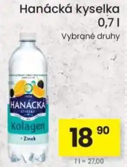 Kubík potraviny Hanácká kyselka nabídka