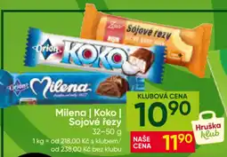 Hruška Milena Sojové řezy nabídka