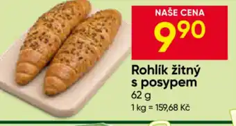 Rohlík žitný s posypem