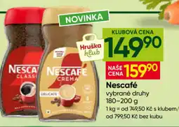 Hruška Nescafé nabídka
