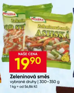 Hruška Zeleninová směs nabídka