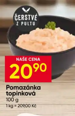 Hruška Pomazánka topinková nabídka