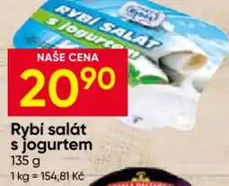 Hruška Rybí salát s jogurtem nabídka