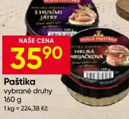 Hruška Paštika nabídka