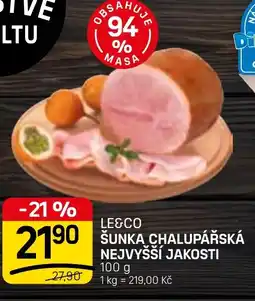 Flop Le&co šunka chalupářská nejvyšší jakosti nabídka