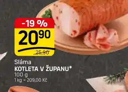 Flop Slama Kotleta v županu nabídka