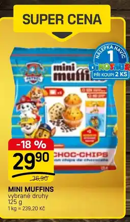 Flop Mini muffins nabídka