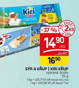 Flop Sýr a křup | kiri krup nabídka