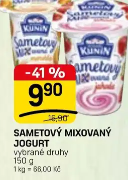 Flop Sametový mixovaný jogurt nabídka