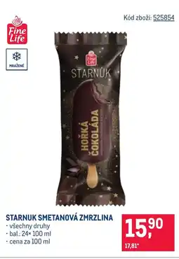 Makro Starnuk smetanová zmrzlina nabídka