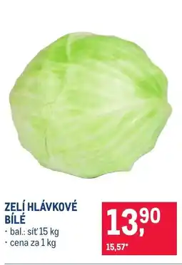 Makro Zelí hlávkové bílé nabídka