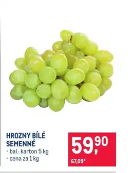 Makro Hrozny bílé semenné nabídka