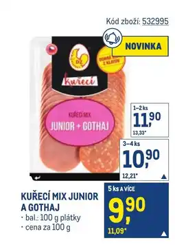 Makro Kuřecí mix junior a gothaj nabídka