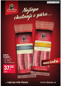 Makro Kmotr klobásy nabídka
