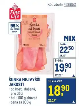 Makro Šunka nejvyšší jakosti nabídka