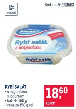 Makro Rybí salát nabídka