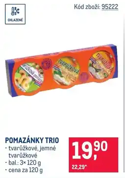 Makro Pomazánky trio nabídka