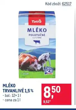Makro Tatra Mléko trvanlivé 1,5% nabídka