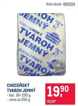Makro Choceňský tvaroh jemný nabídka