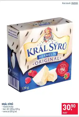 Makro Král sýrů nabídka