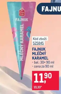 Makro Fajnuk mléčný karamel nabídka