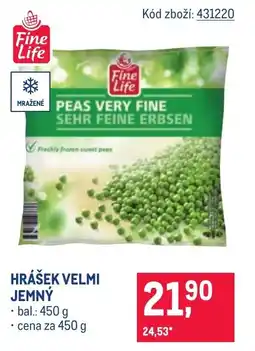 Makro Hrášek velmi jemný nabídka