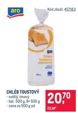 Makro Chléb toustový nabídka