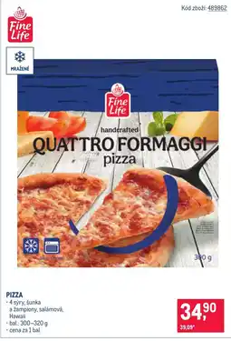 Makro Fine Life Pizza nabídka