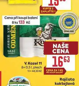 Billa V. Kozel 11 8x 0,51, plech nabídka