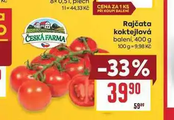 Billa Rajčata koktejlová balení nabídka