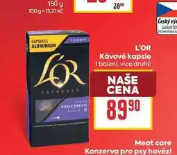 Billa L'OR Kávové kapsle 1 balení nabídka